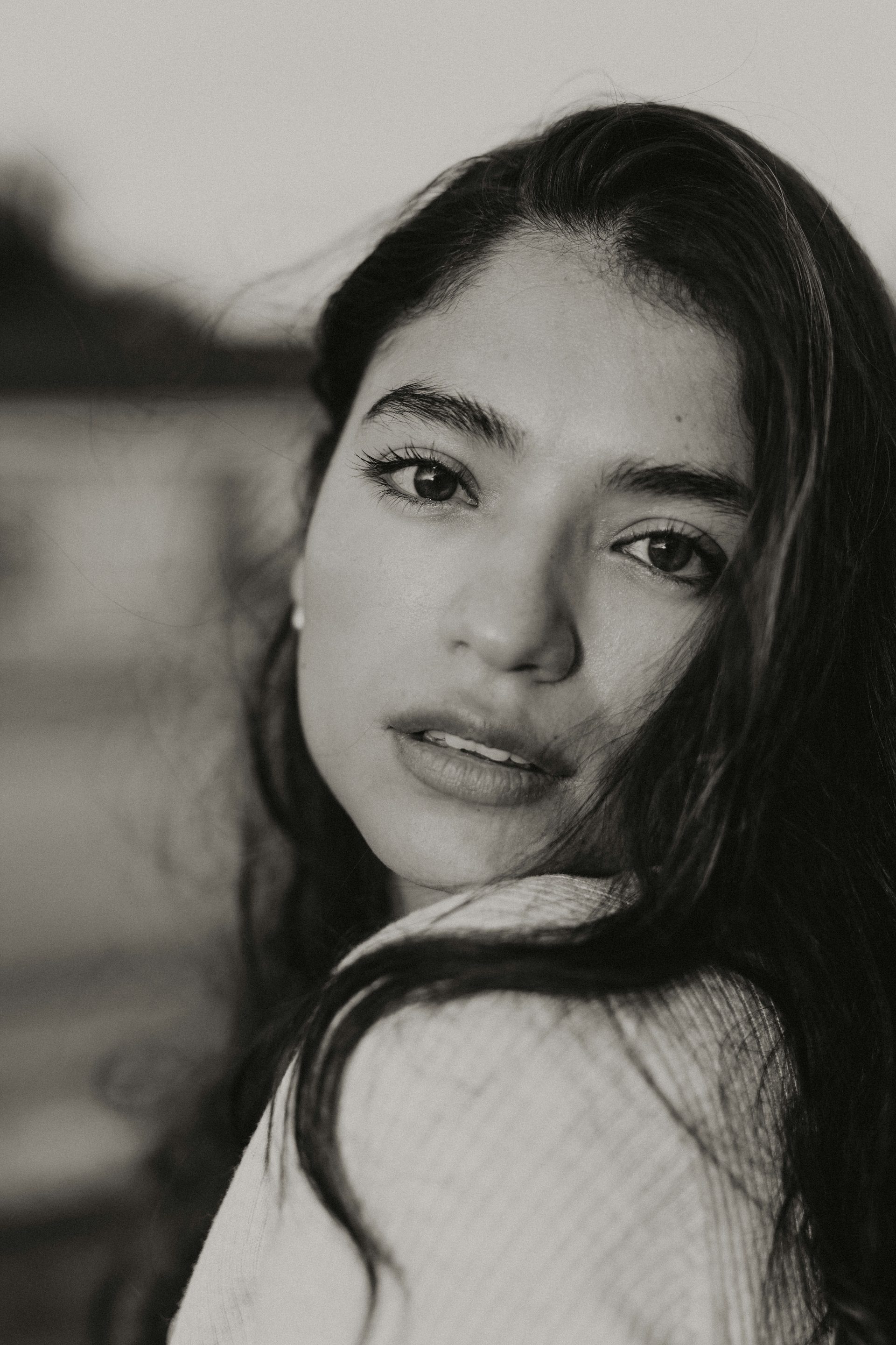 Portrait session editorial lighting